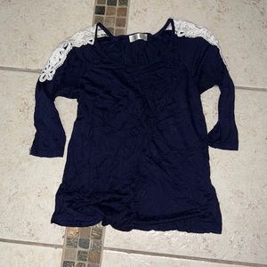 Lacy shoulder top